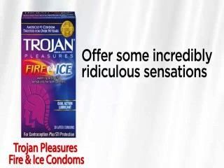 Trojaner geladen, Feuer und Eis, empfindlich und geschmiert Kondome zum Verkauf