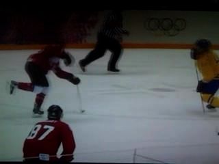 Olympic Hockey - Gold-Metall-Spiel - Kanada Schweden - Ziel # 3