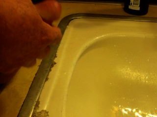 Masturbieren in meinem Badezimmer Waschbecken